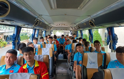 U23 Việt Nam có mặt tại điểm thi đấu giải U23 Đông Nam Á 2023